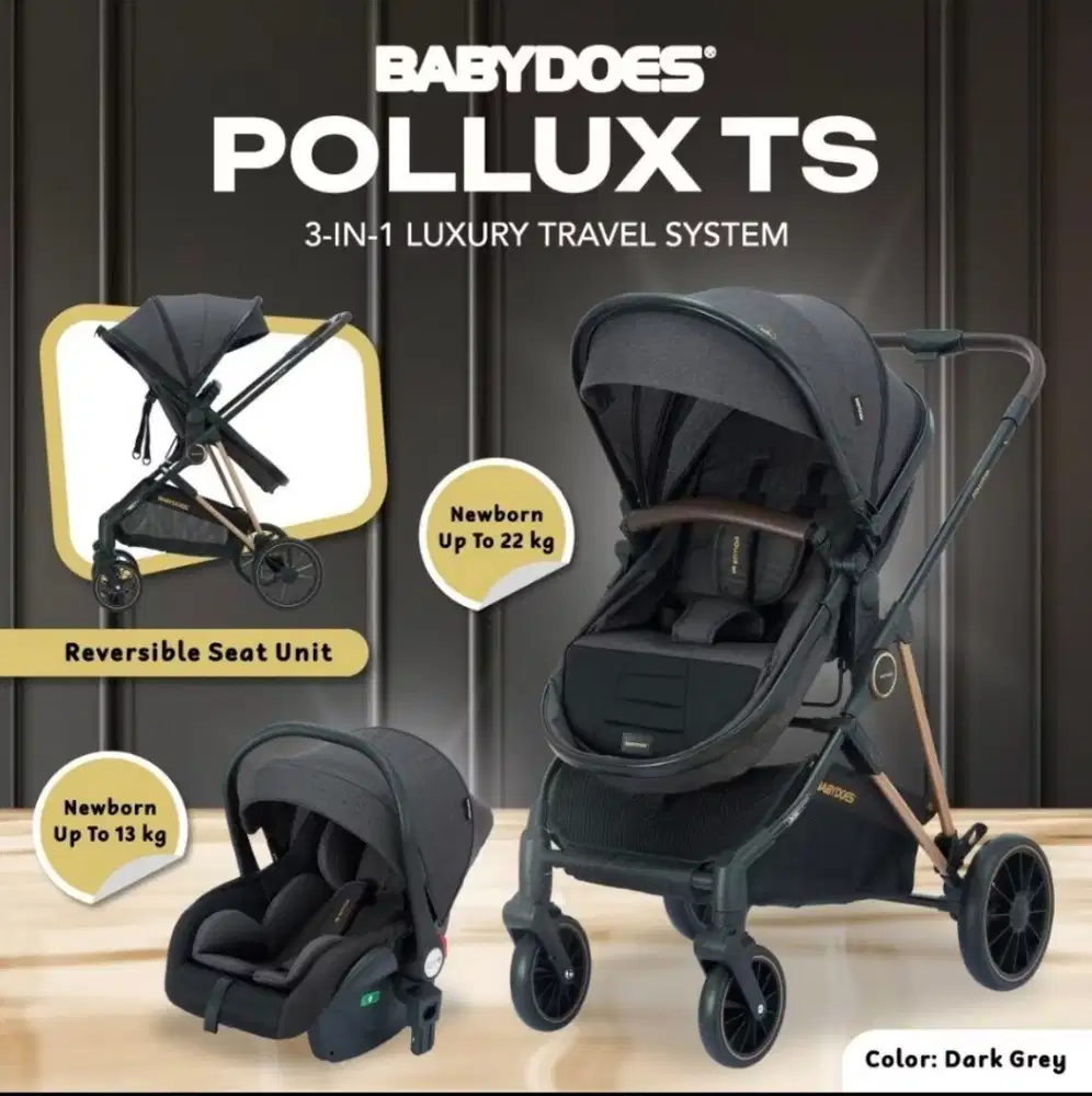 Stroller babydoes pollux ts luxury travel