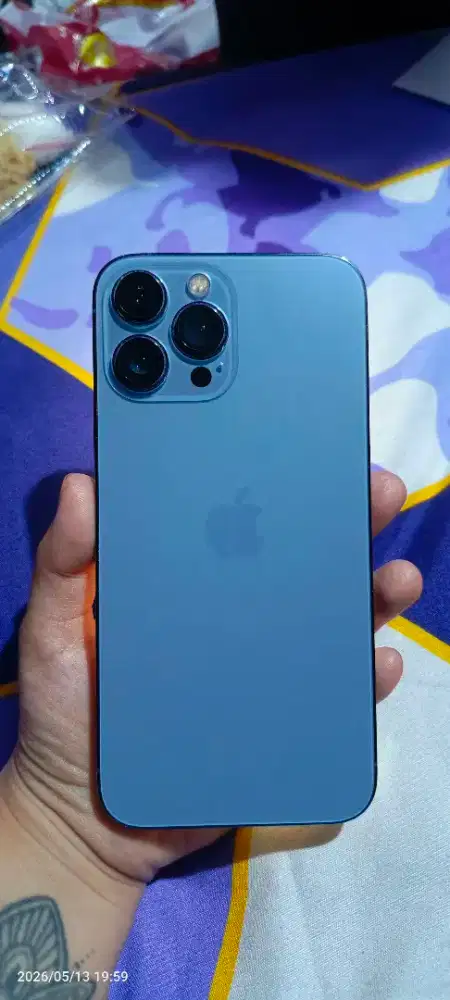Jual IPHONE 13 pro maX 256GB blue sierra