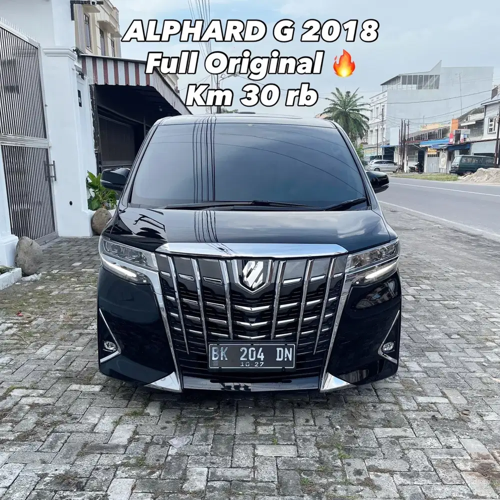 Toyota Alphard 2018 Bensin