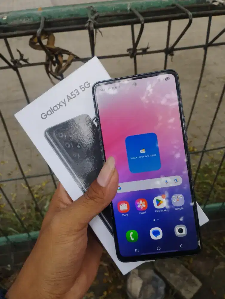 FULLSET SAAMSSSUNG A53 5G 8/128 MULUSSSS