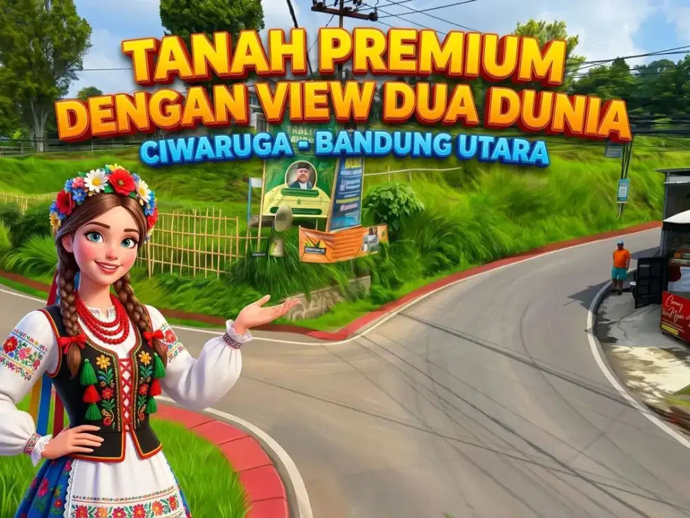 JUAL TANAH MURAH DI, CIWARUGA, GEGERKALONG, BANDUNG UTARA.