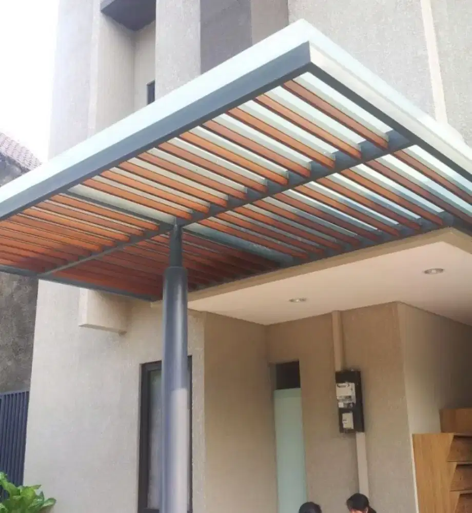 KANOPI CANOPY, KITCHEN SET, TRALIS, RAILING, TANGGA, PAGAR, ATAP BAJA