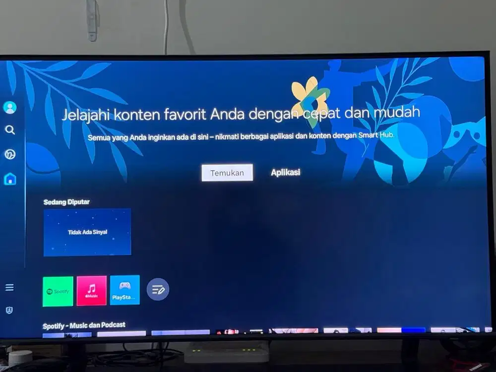 Dijual tv samsung 43 inch QLED QEF1 4K Samsung Vision AI Smart TV