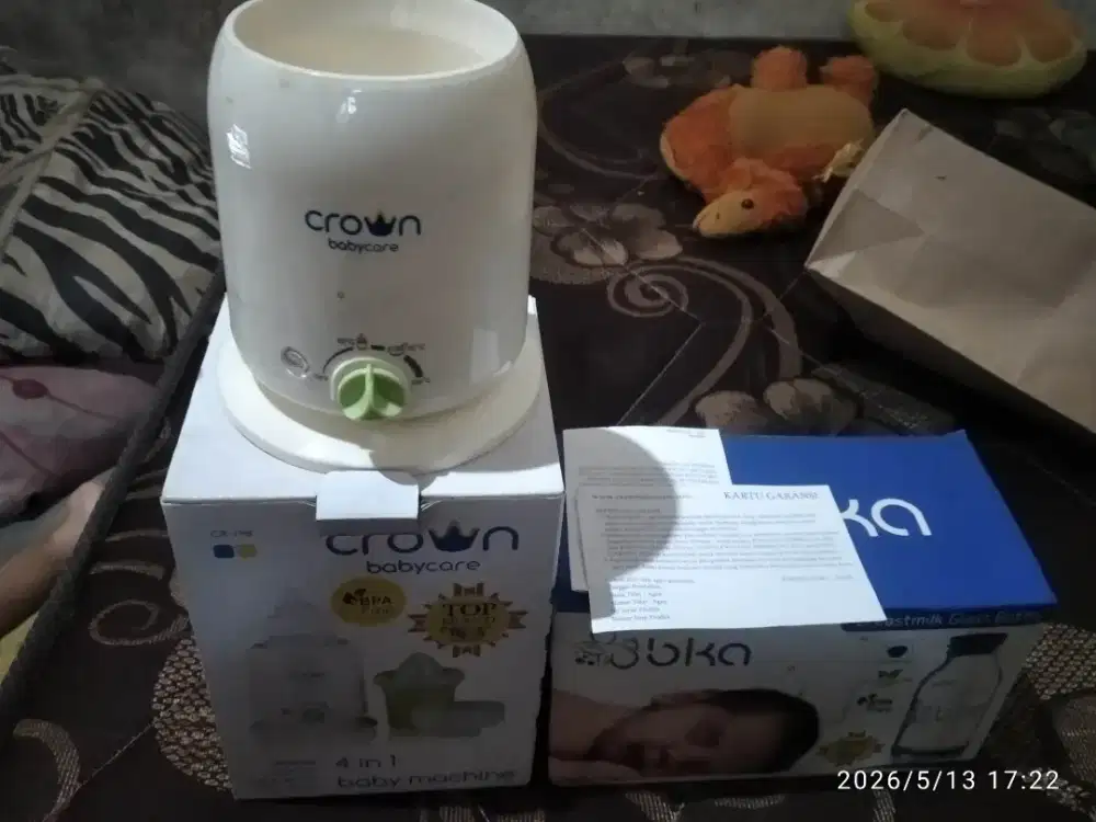 BOTOL ASIH KACA DAN STERIL Crown BOTOL SUSU