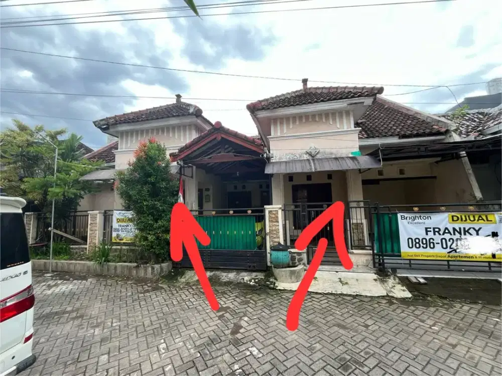 Hitung Tanah Sigura Gura Bendungan 2unit Rumah Lebar 14m