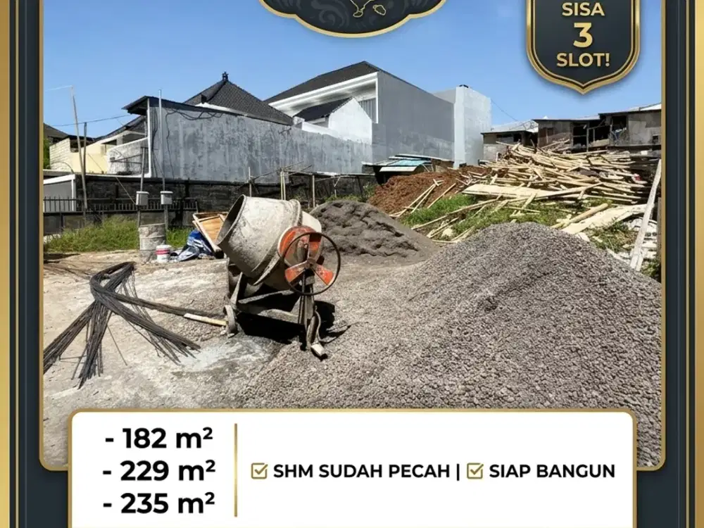 Tanah Kavling Premium Kayu Tulang Selatan Canggu Bali