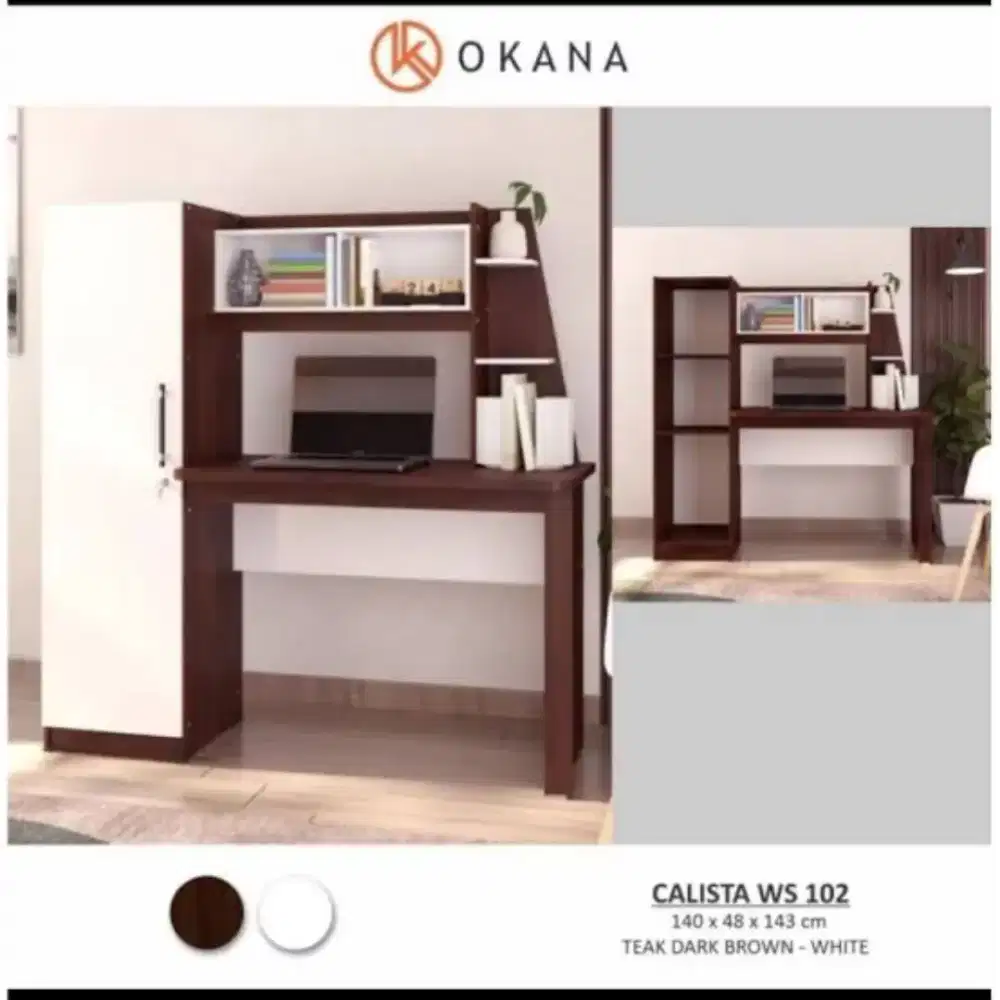 Meja Belajar Partikel Astro Okana Calista series (Ars)