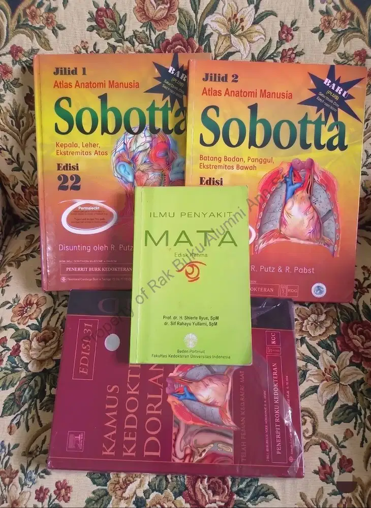Paket Buku Kedokteran (Sobotta, Dorland, IPM) Ori Bekas