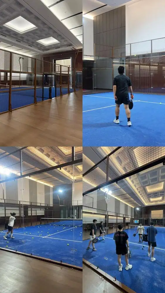 JUAL LAPANGAN PADEL BEKAS PANORAMIC (like new)