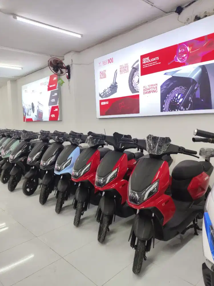 SEPEDA LISTRIK & MOTOR LISTRIK UWINFLY, BISA CICILAN TANPA DP0%