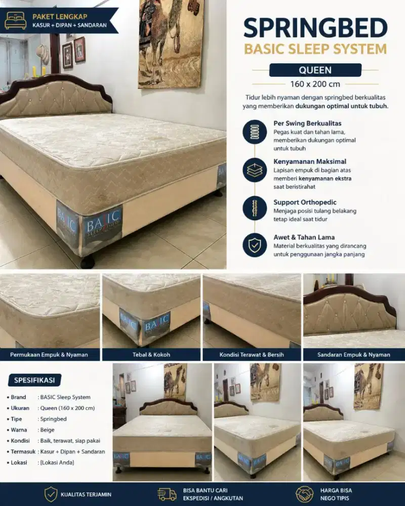 Springbed Queen Size