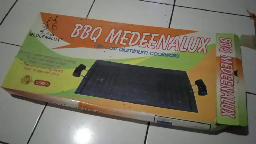 Judul: Dijual Alat Bakar / Grill Besi Tebal - Cocok Rumahan & Dagang
