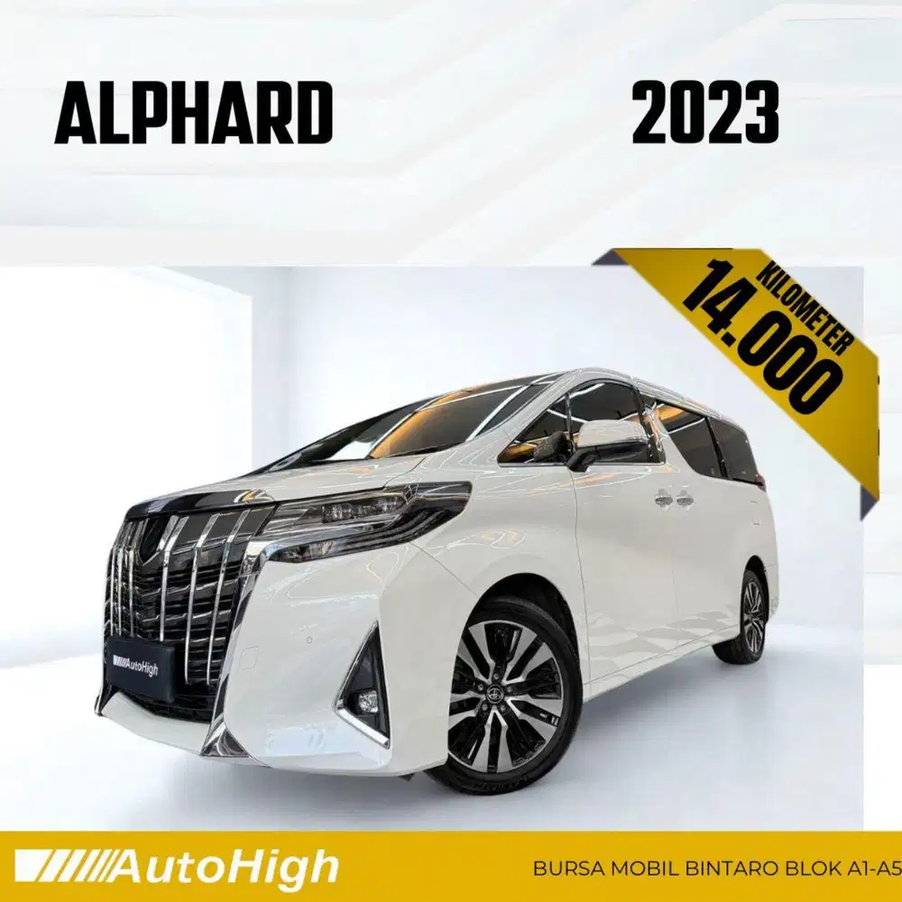 DP10% [Km14.000] Alphard G 2023 White Reg 2024 #AUTOHIGH