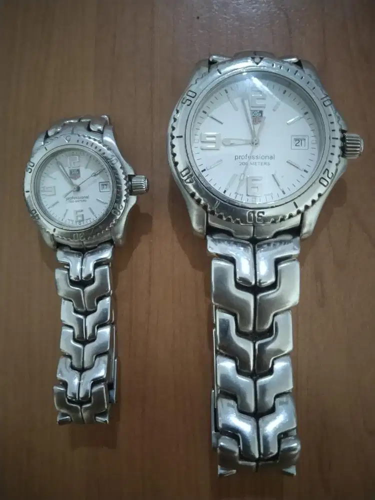 Dijual Jam Tangan Vintage Tag Heuer (Saphire Crystal) paket couple