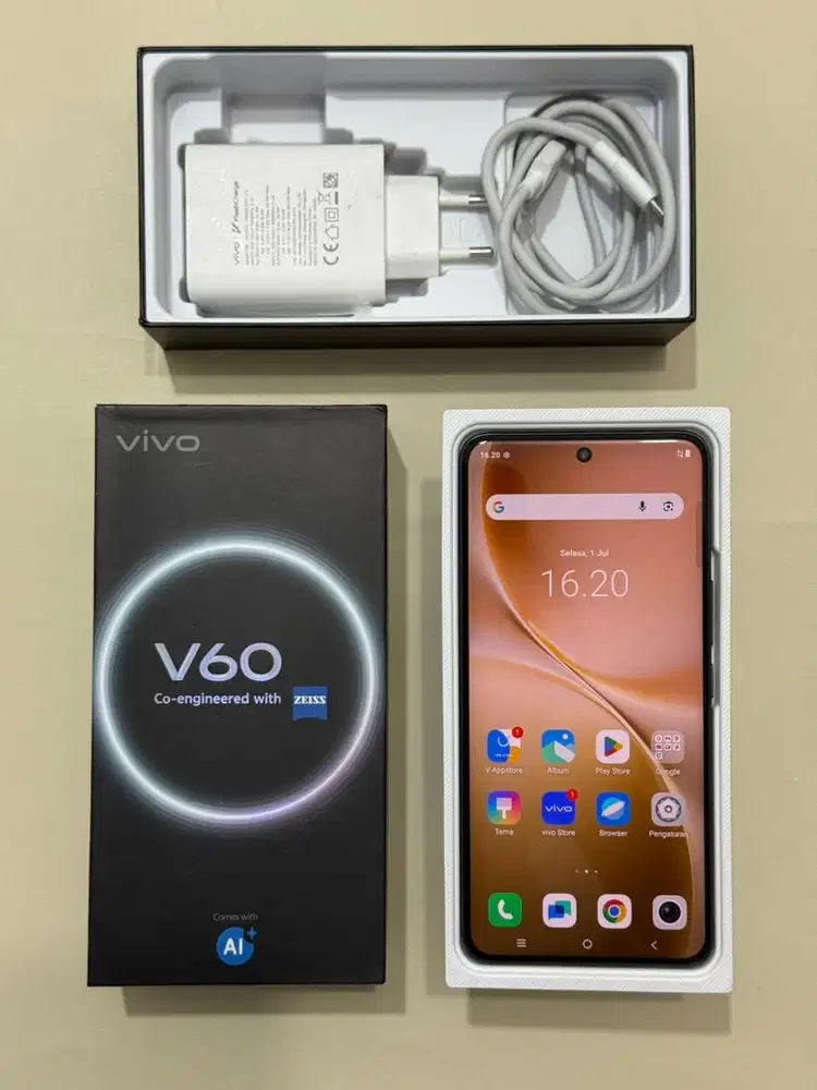 Vivo V60 5G 8/256 - Abu Abu