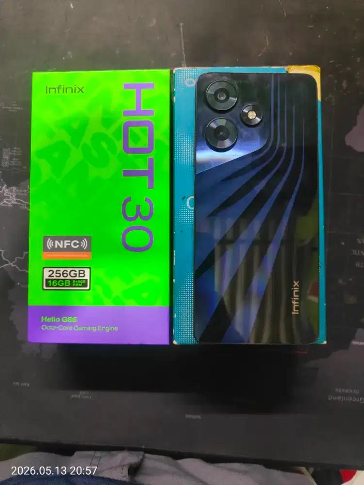Infinik hot 30 nfc 8/256 fullset no minus no cacad