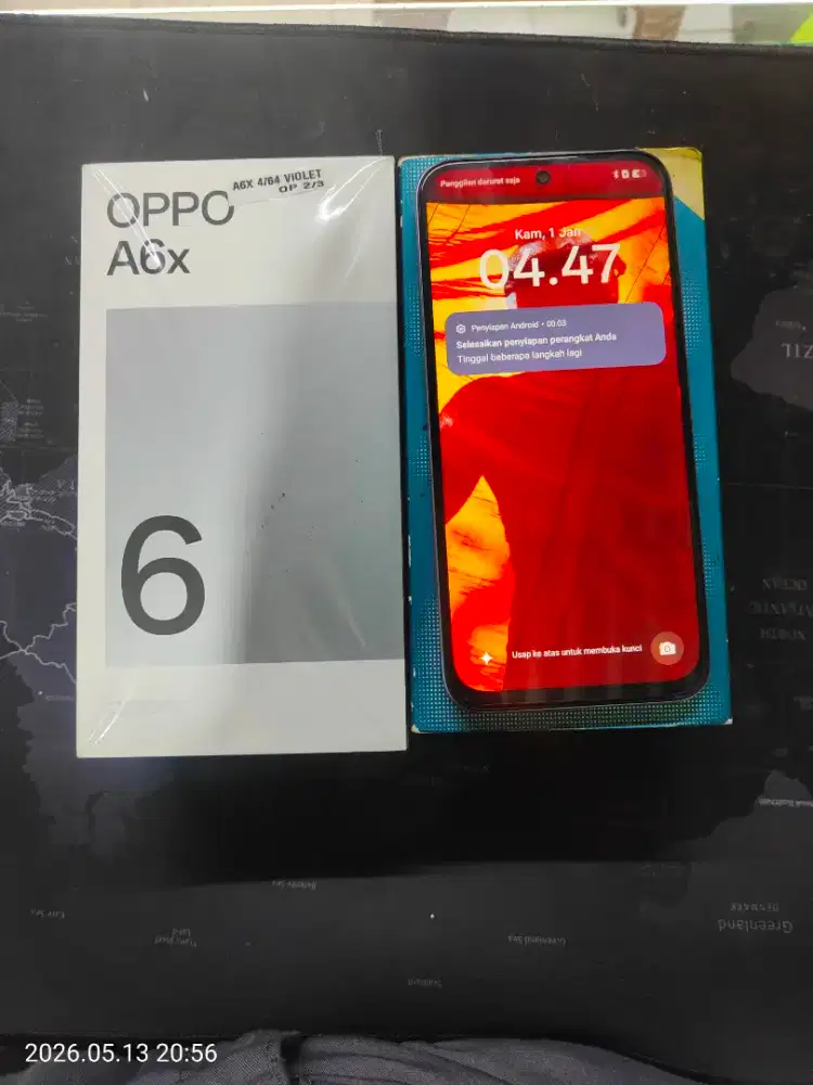 Oppo a6x ram 4/64 fullset no minus pemakaian 2 bulan