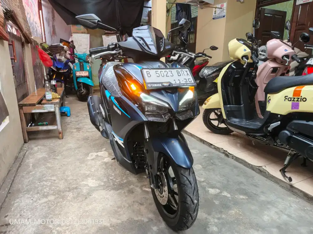 KM 1RB YAMAHA AEROX ALPHA 2025 BLN 11 BS TT 2024 DI CILEDUG HARGA PAS