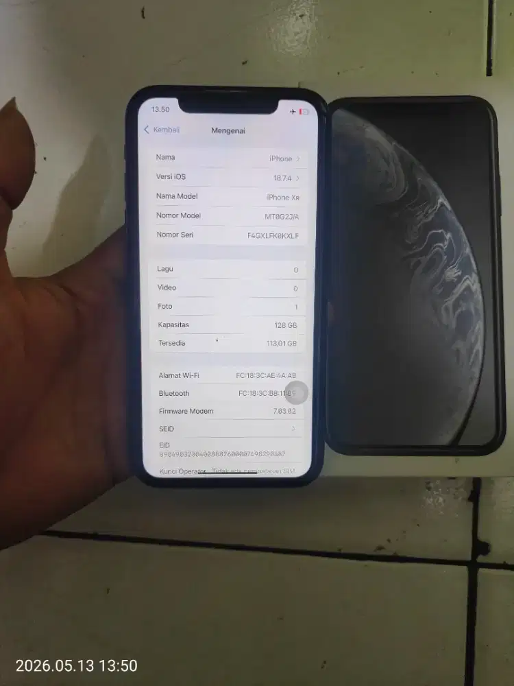 iPhone xr 128 bh 90 all operator no minus