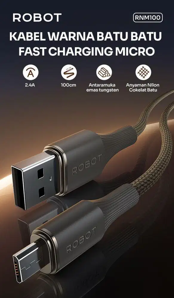 Kabel Data ROBOT RNM100 USB to Micro