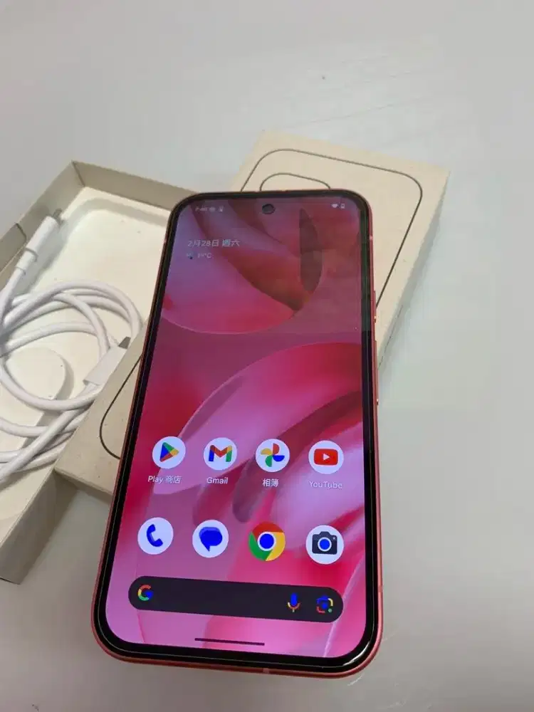 google pixel 9a pink bekas normal