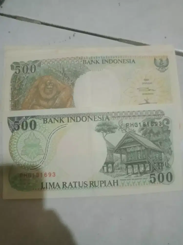 Jual uang 500 rupiah harga per lembar 25000