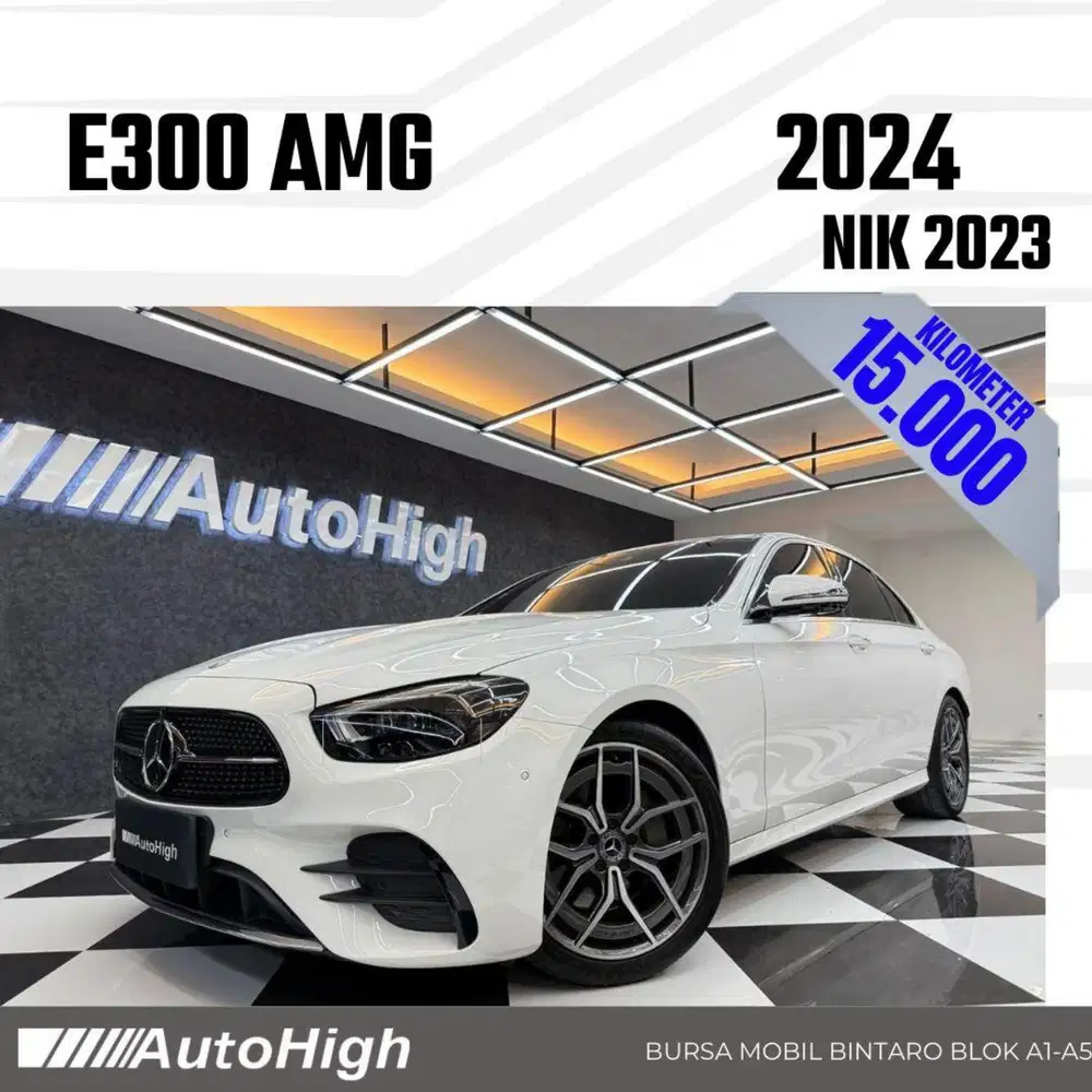 DP10% [Km15.000] E300 AMG 2023 White Reg 2022 #AUTOHIGH
