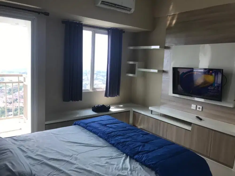 DIsewakan Apartemen Tanglin Studio Full Furnish Cantik Lantai 18 Hanya 38Jt/th