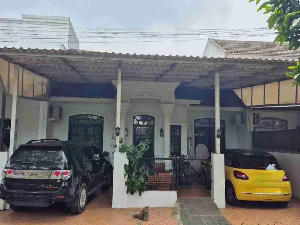 Rumah Estetik Hadap Taman Harga Bagus di Bsd