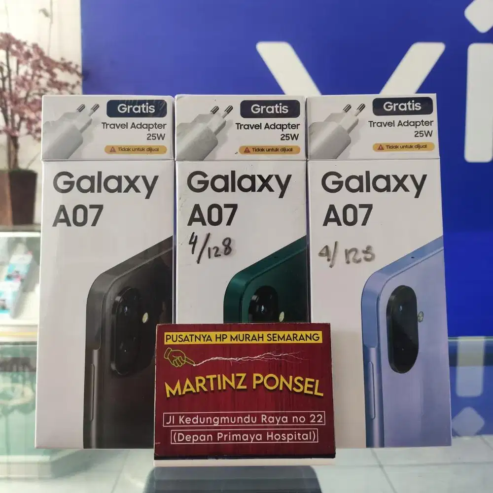 SAMSUNG A07 4/64, 4/128 GB NEW GARANSI RESMI