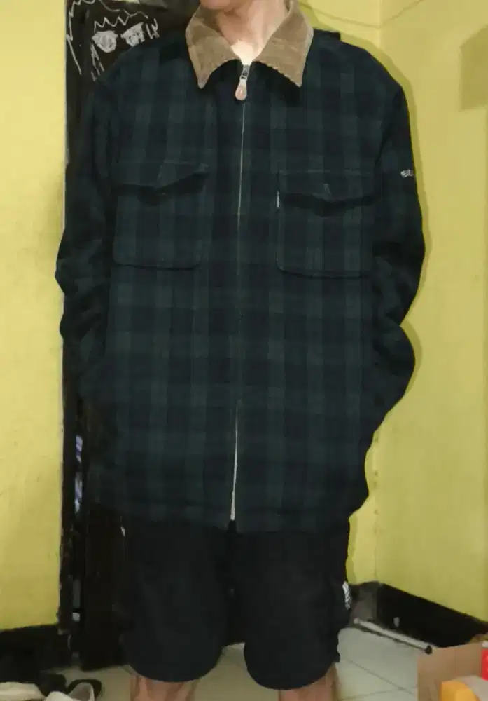 Flanel outer jacket impor