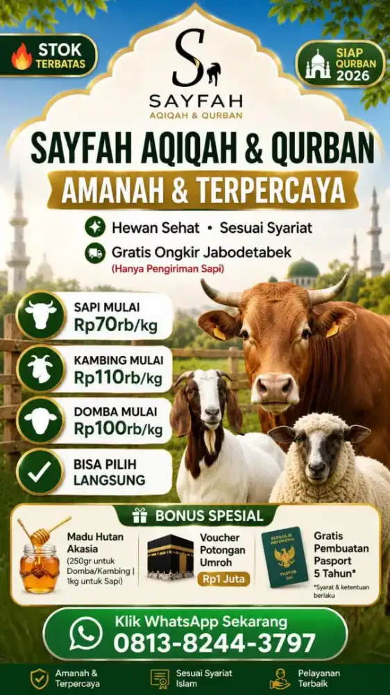 Sayfah aqiqah dan qurban