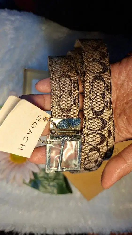 Belt /Sabuk / Ikat Pinggang Reversible Belt in Signature Canvas