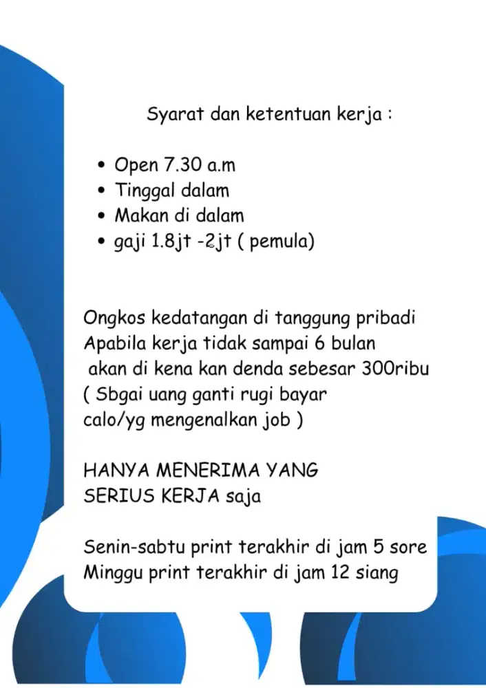 Karyawati online shop packing