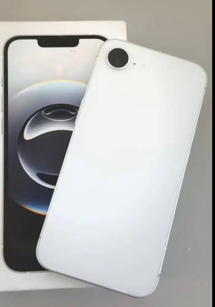 iPhone 16e white 128 resmi