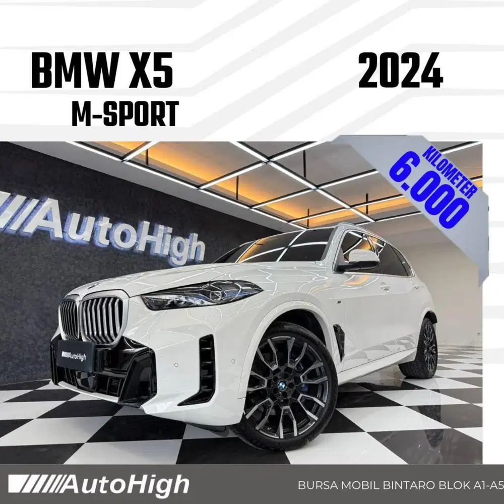 DP10% [Km6.000] X5 M-Sport 2024 White Reg 2023 #AUTOHIGH