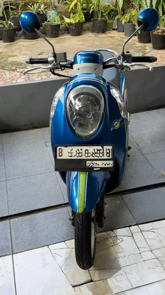 HONDA SCOOPY SPORTY BIRU 110CC TAHUN 2016