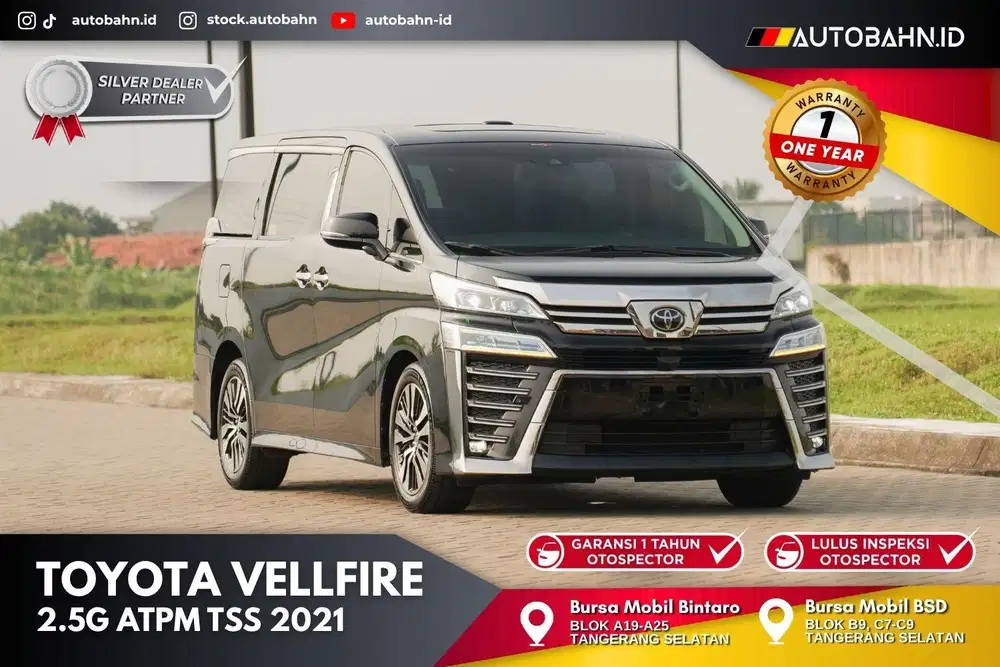 Nyaman ProMax! Toyota Vellfire 2.5 G ATPM TSS 2021 Black Alphard