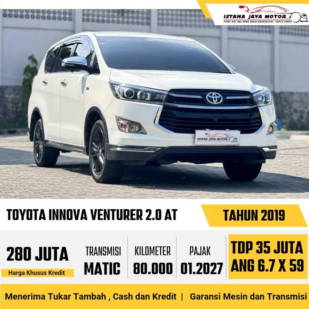 [HIGH TYPE] Toyota Kijang Innova 2.0 Venturer AT 2019