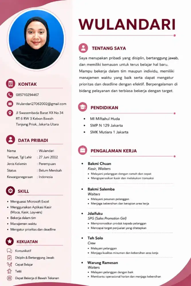 Cari lowongan pekerjaan