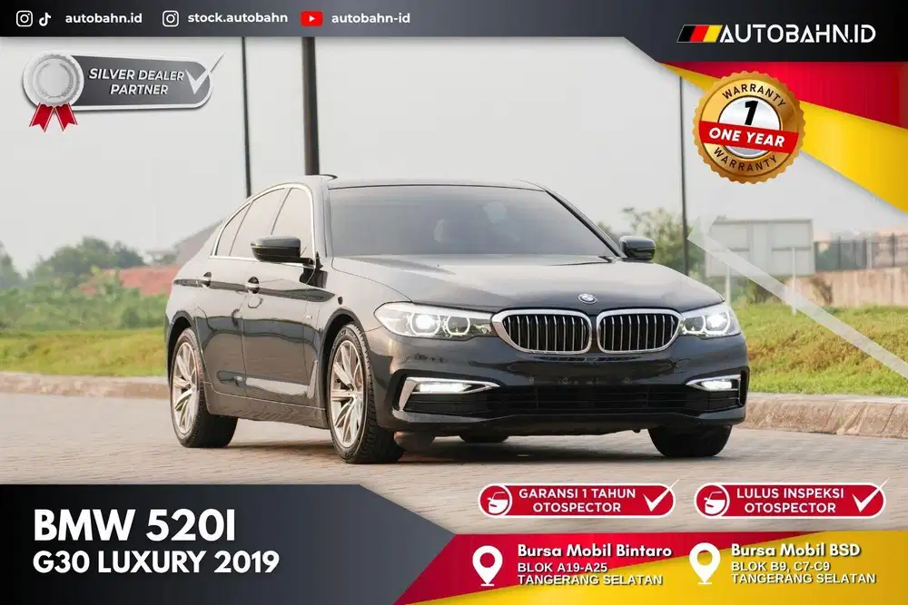 Power & Pride! BMW 520i Luxury 2019 Full Opt! Warranty 320i e250 x3