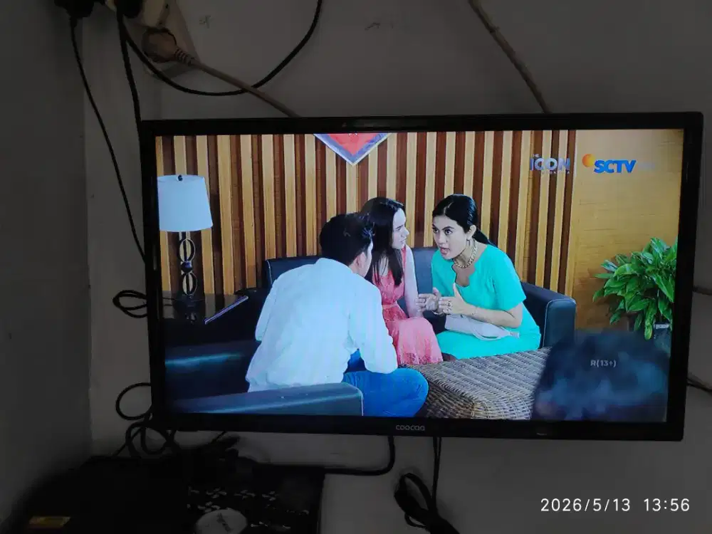 tv cocoa 24 inch stb antena tinggal colok fullset