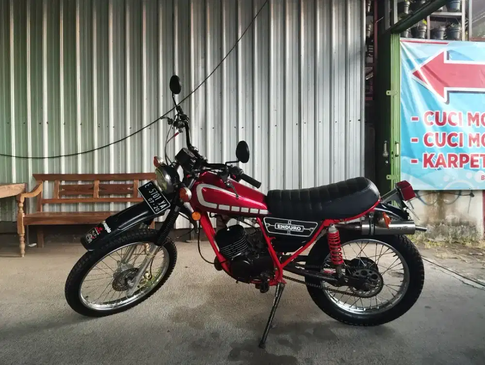 Yamaha DT 100 1982 Trail Vintage Jos Tinggal Pakai Nego