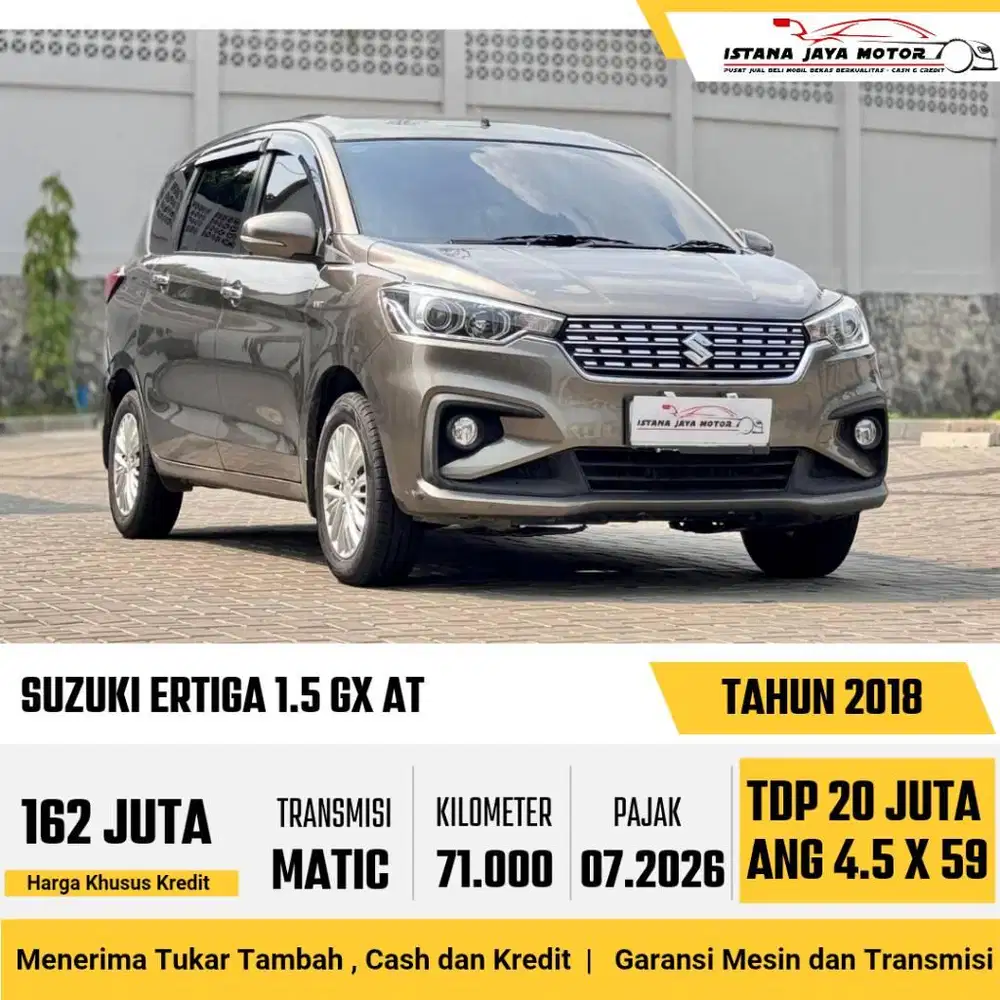 LOW KM !! Suzuki Ertiga GX 1.5 Automatic Facelift 2018