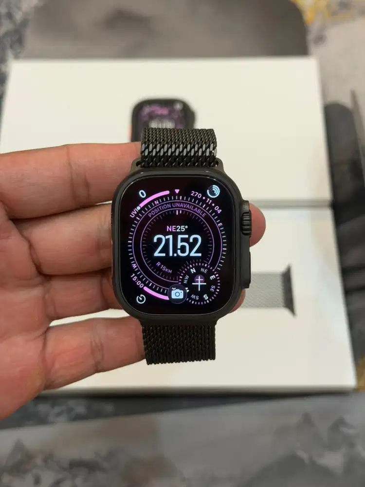 Apple Watch Ultra 3 IBOX Black Titanium case 49mm With Milanese Loop