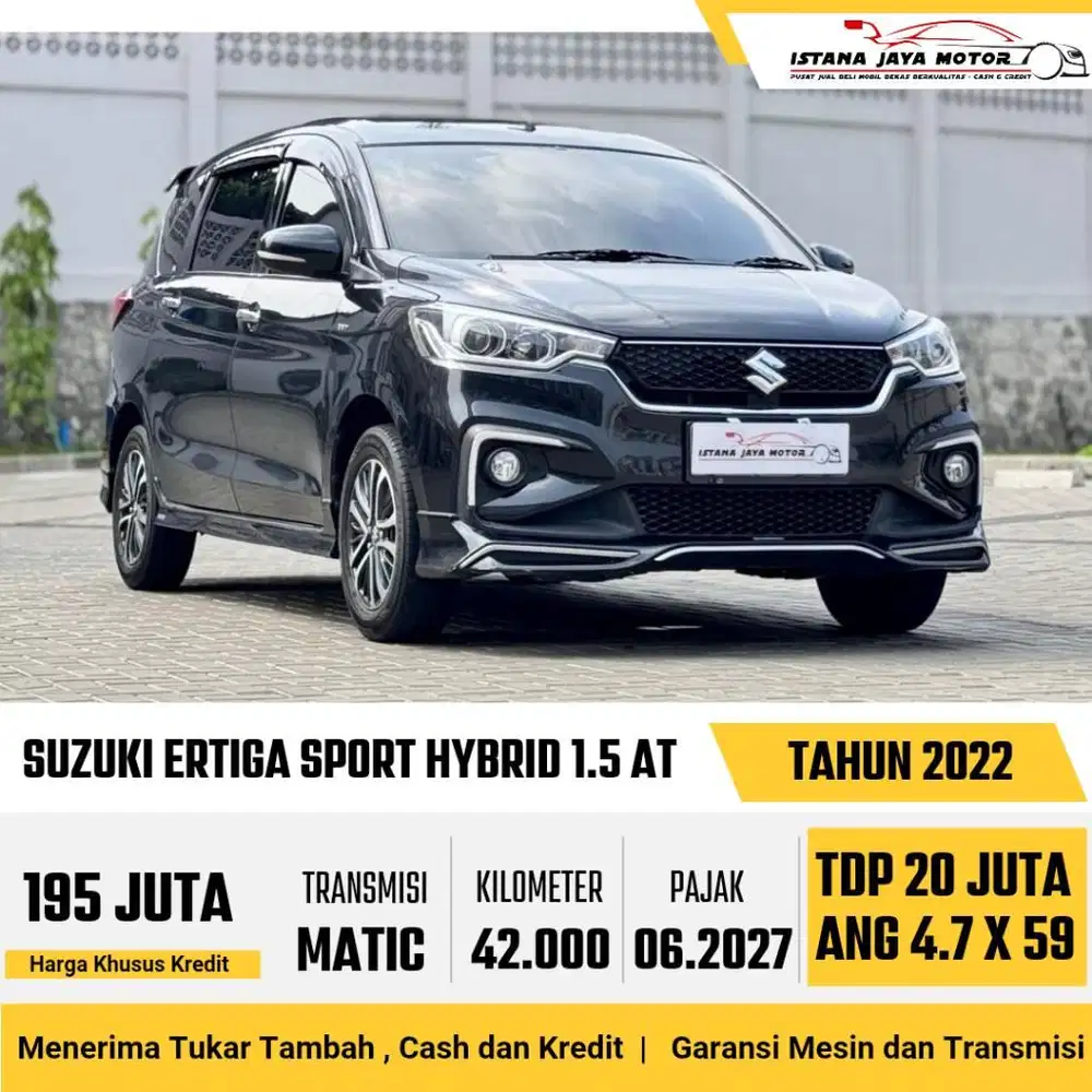 LOW KM!! Suzuki Ertiga Sport Hybrid 1.5 Automatic 2022