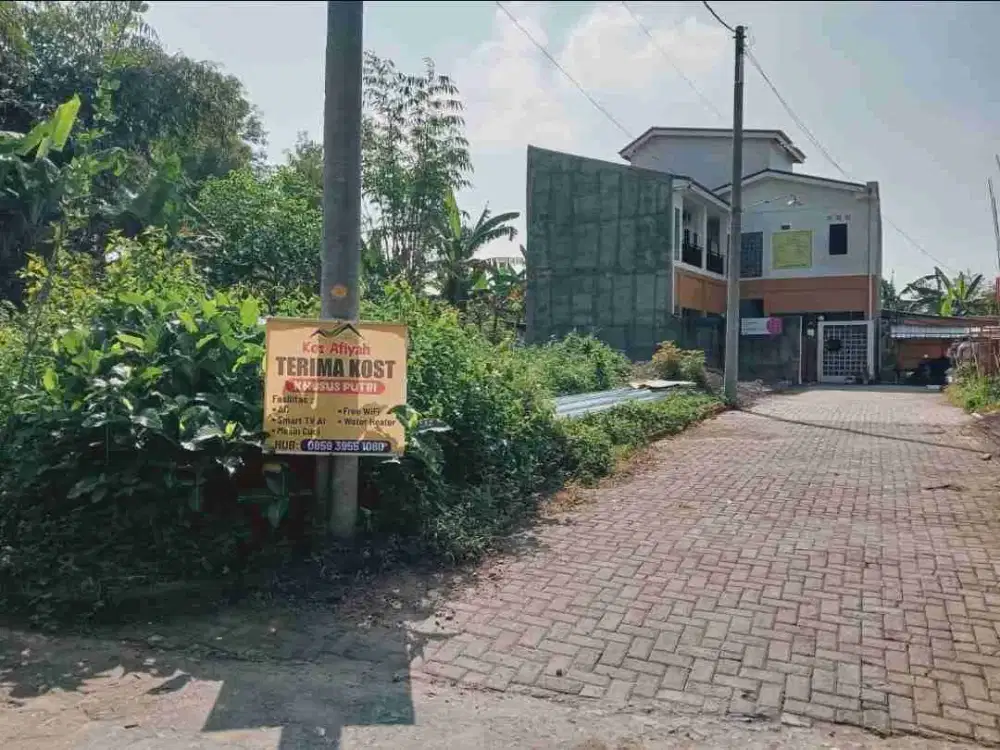 Tanah Strategis Di jl. Kaliurang km 13,5 Dekat Kampus UII Jogja