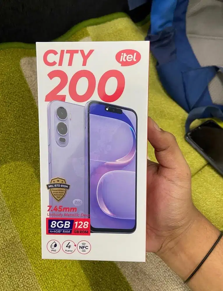ITEL CITY 200 Ram (4+4gb) Rom 128gb