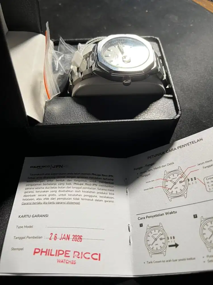 Jam Tangan Philippe Ricci JPN Original – Elegan & Premium