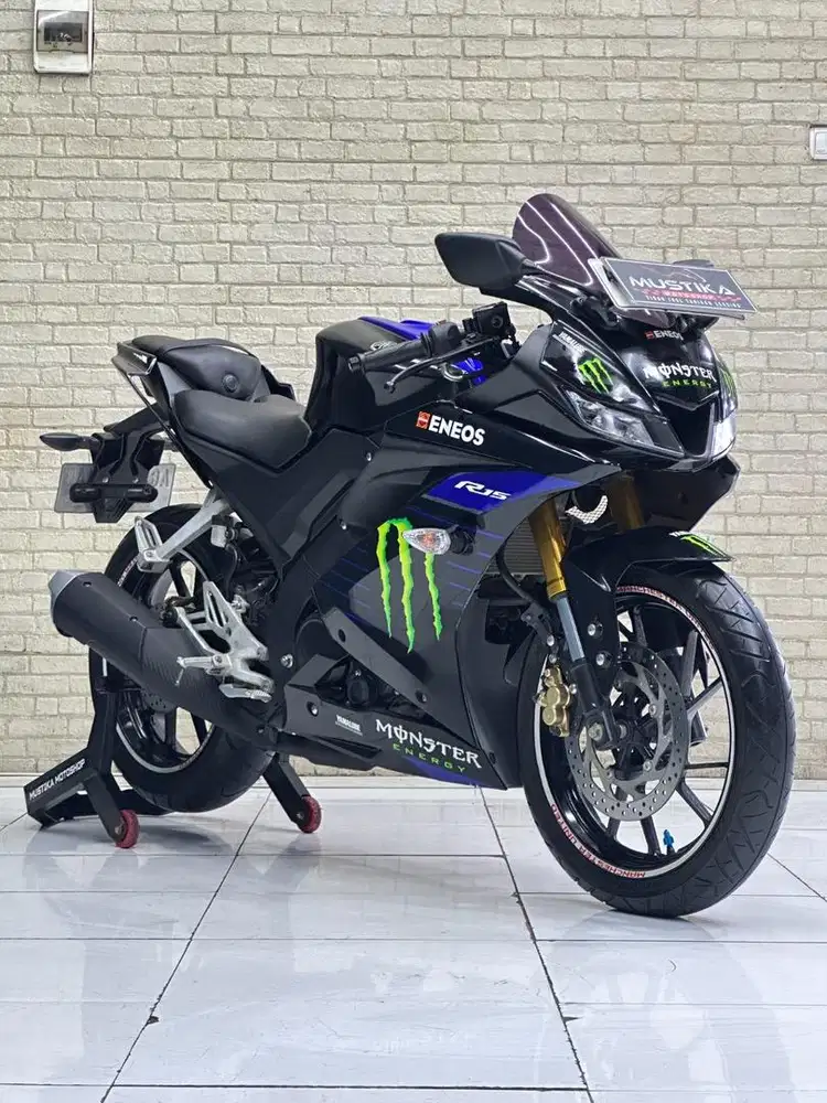 Yamaha R15 V3 Monster 2019 Pajak Baru mesin segel - Zaky Mustika